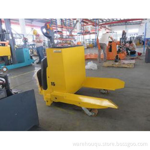 Short Fork Electric Paper Roll Pallet Truck 3000kg Load Cap